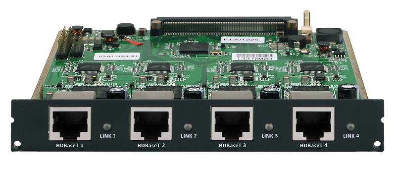 AVITECH Kreuzschienen/ Multiviewer Ausgangskarte 4 x HDBaseT SOB-T